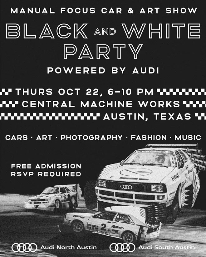 Manual Focus Car & Art Show - Grand Prix Kickoff Party p/b Audi ...