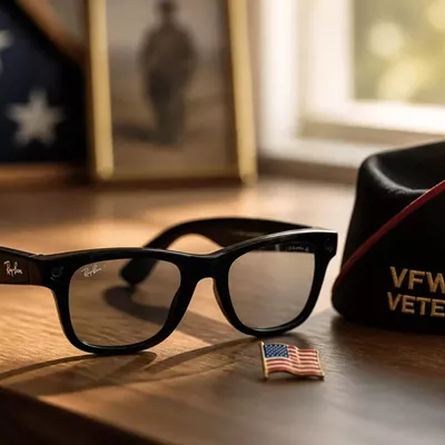 Image: Meta AI Glasses for Texas Veterans with Vision Loss