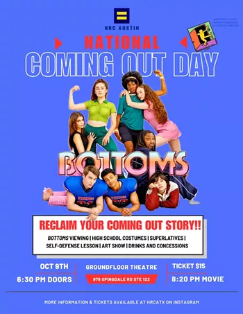 Image: National Coming Out Day With HRC Austin