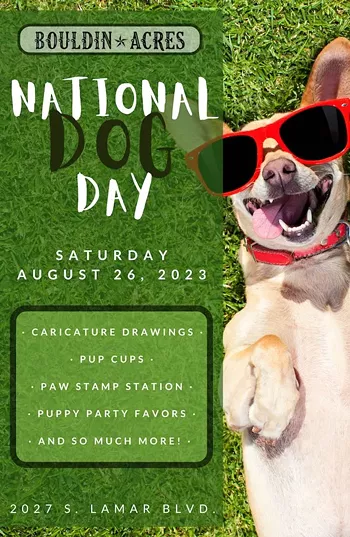 Image: National Dog Day: Party at Bouldin Acres