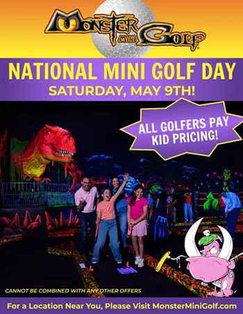Image: National Mini Golf Day at Monster Mini Golf