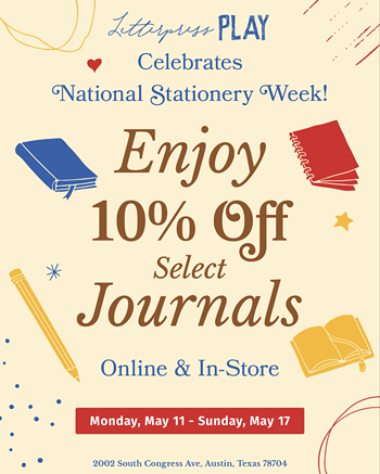 Image: National Stationery Week at Letterpress PLAY - Enjoy 10% OFF!