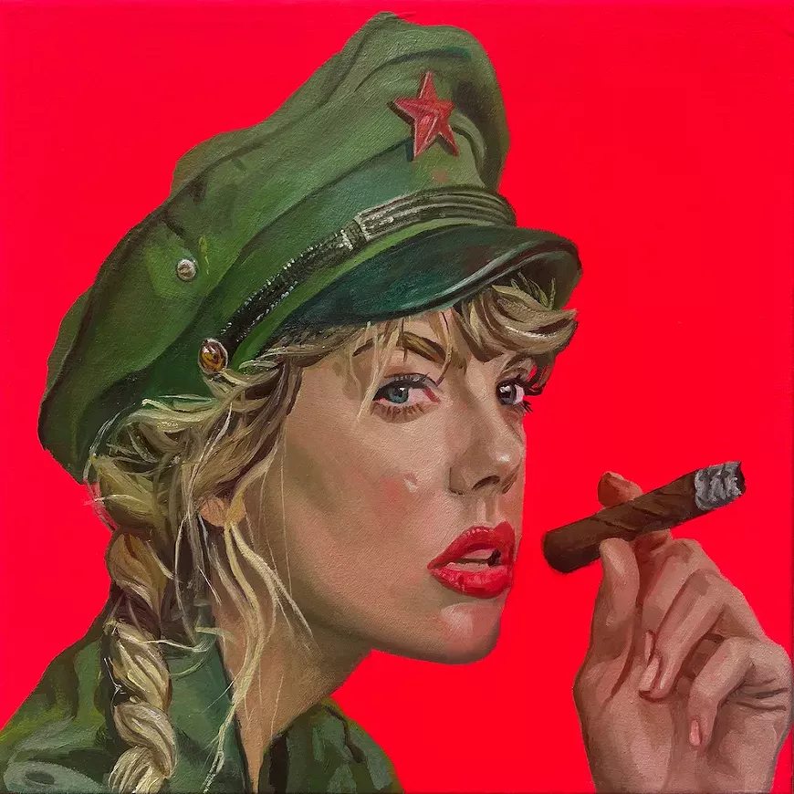 Ryan Sandison Montgomery "Comrade Swift (Post-postmodern Icon [The Ammo or The Medicine])," 2024