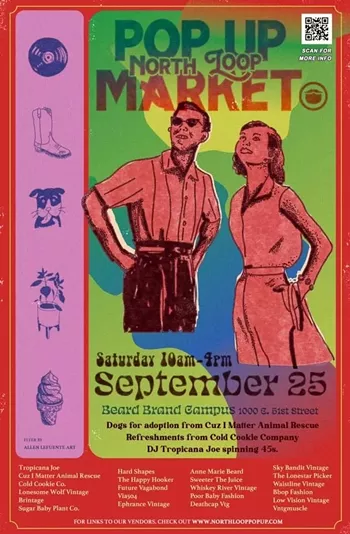 Image: North Loop Pop-Up Market & Dog Adoptions