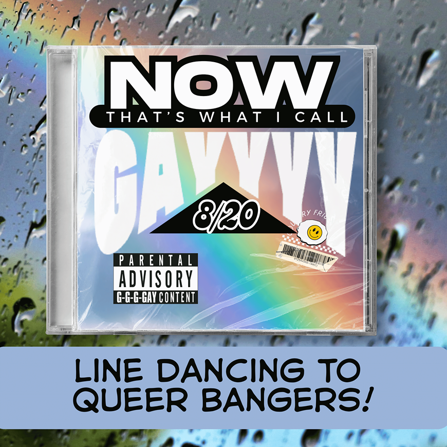 Flyer for Now That's What I Call G-G-G-Gay