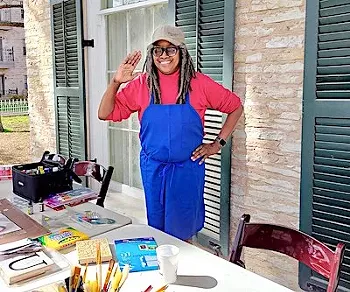 Image: Painting Workshop with Rejina Thomas