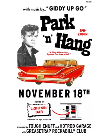 Image: Park 'n' Hang classic car show w/ Giddy Up Go