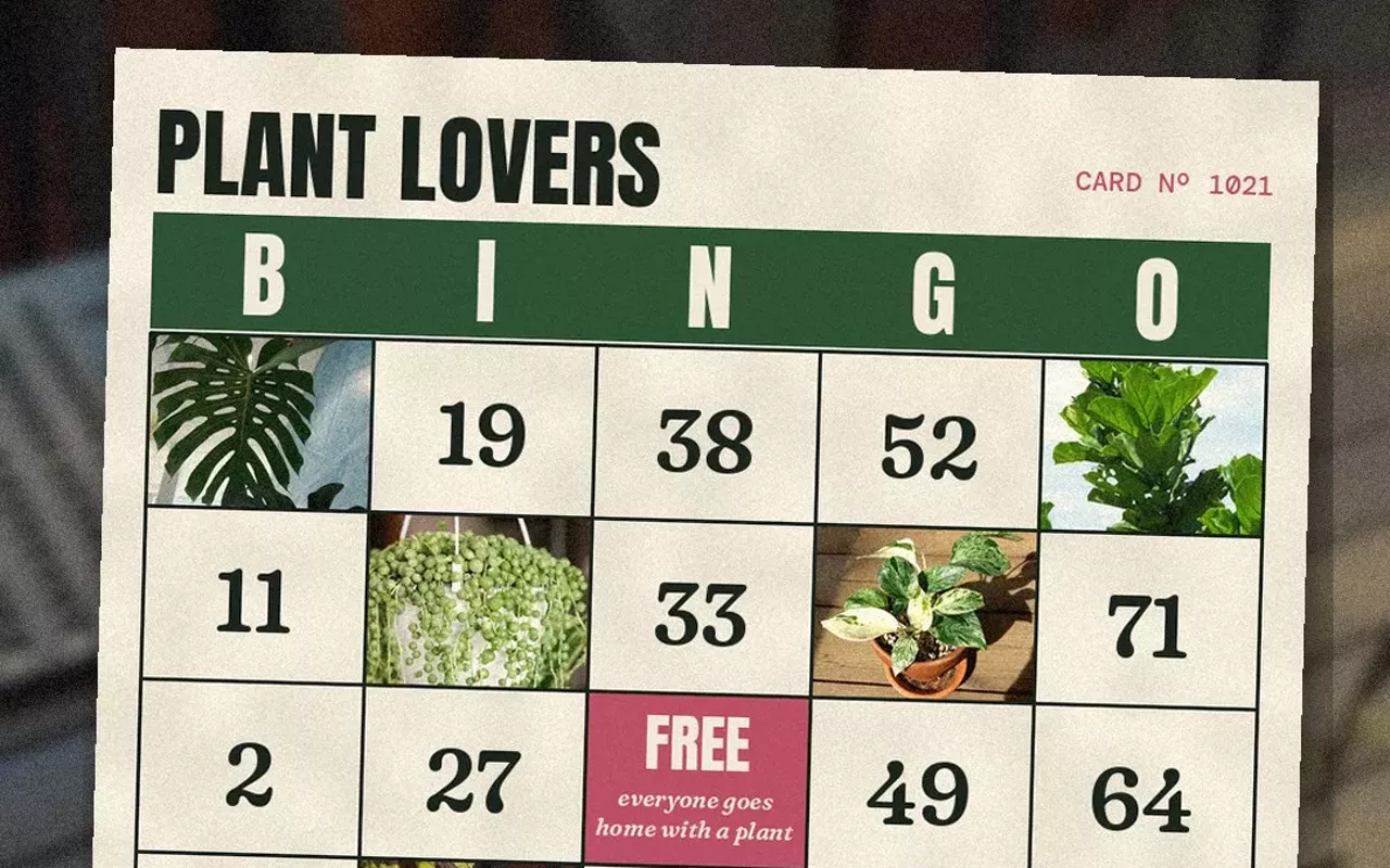 Image: Plant Lovers Bingo