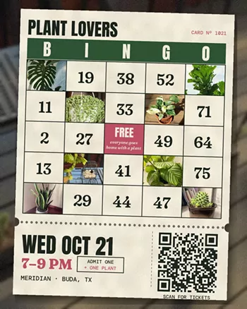 Image: Plant Lovers Bingo