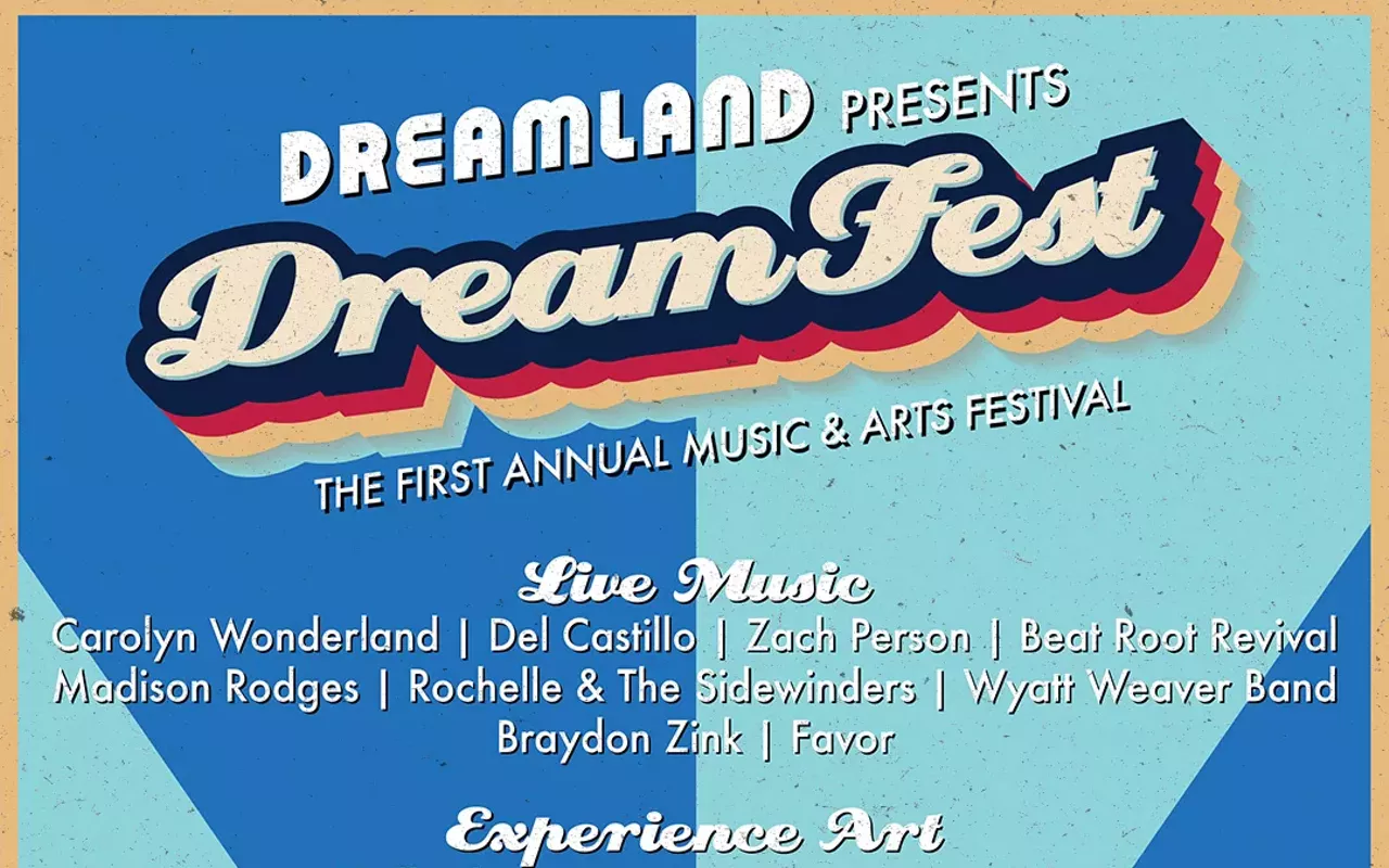 Image: POSTPONED: DreamFest w/ Carolyn Wonderland, Del Castillo, Zach Person, Beat Root Revival, Madison Rodges, Rochelle & the Sidewinders, Wyatt Weaver Band, Braydon Zink, Favor