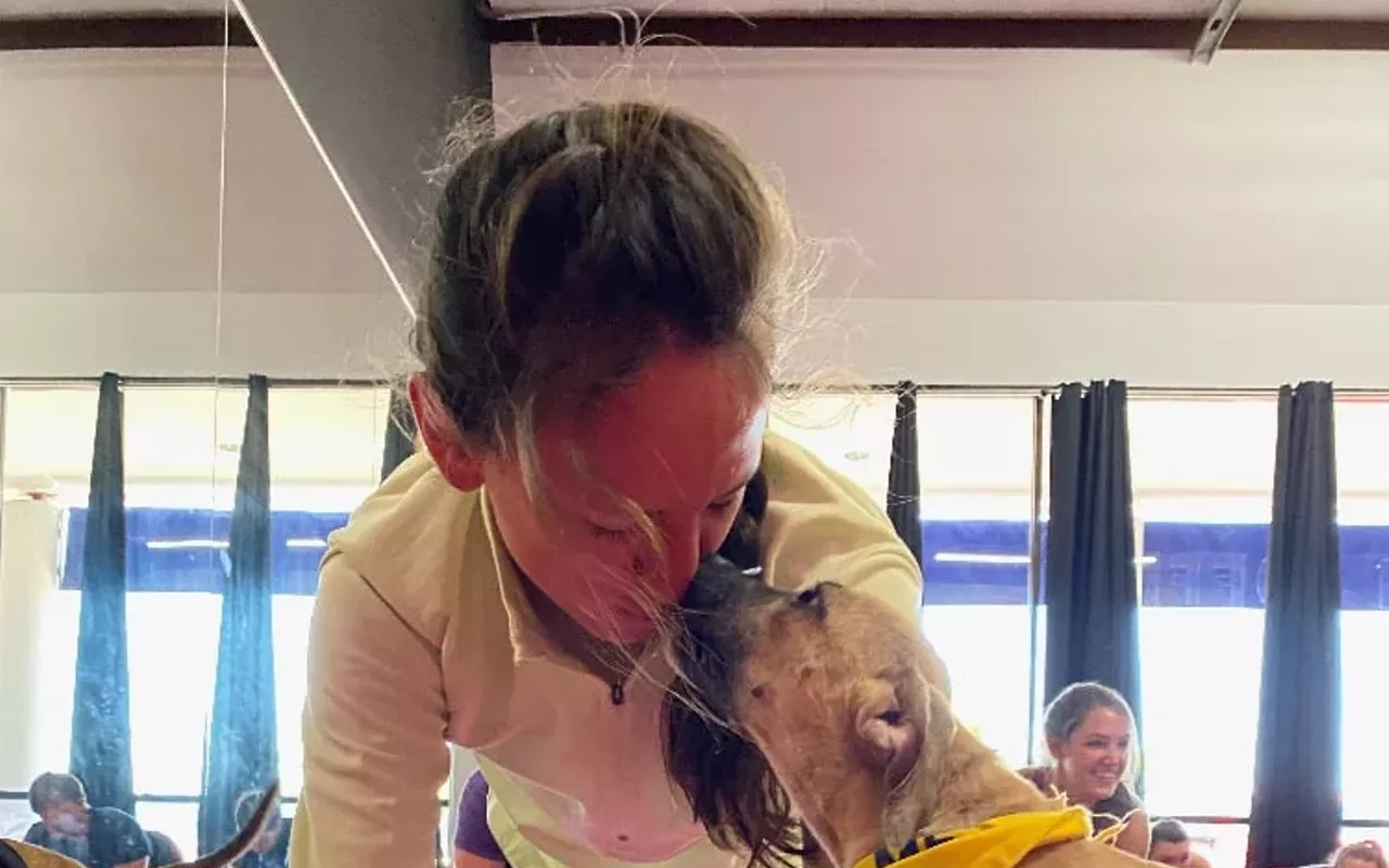 Image: Puppy Yoga Benefiting Austin Pets Alive!