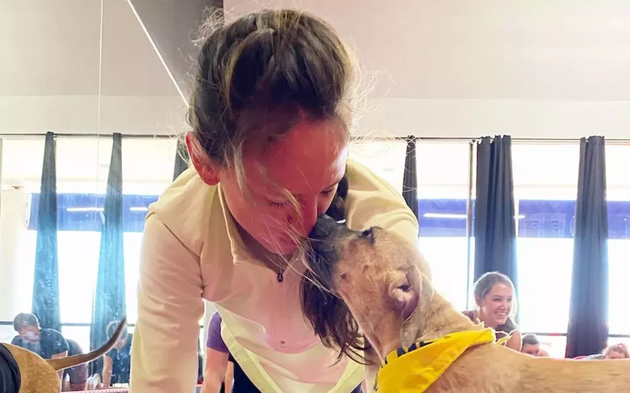 Image: Puppy Yoga Benefitting Georgetown Animal Outreach