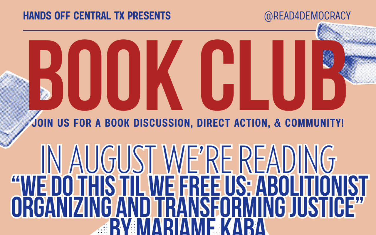 Image: Read for Democracy Book Club - August Meeting