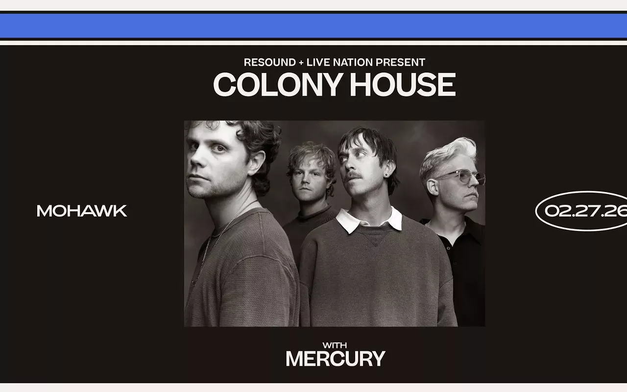 Image: Resound & Live Nation Presents: Colony House w/ mercury