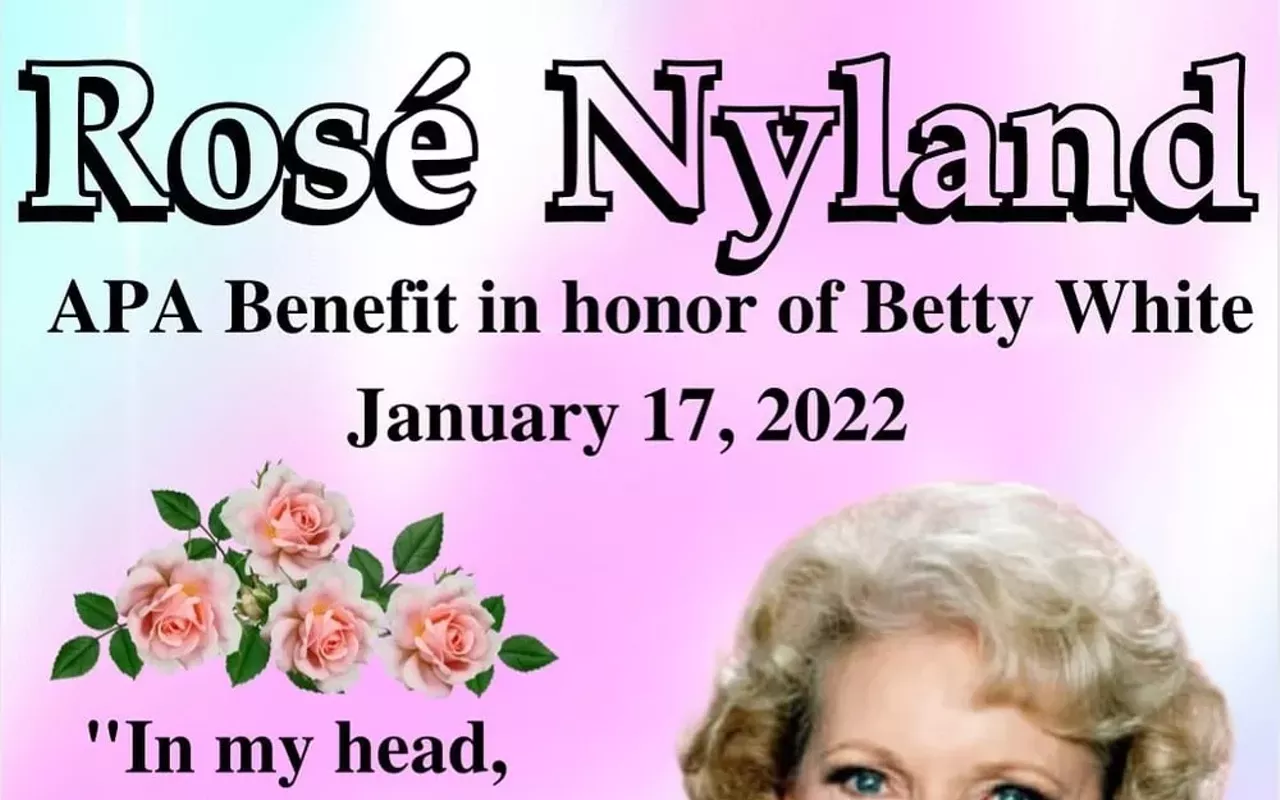 Image: "Ros&eacute; Nyland" Honoring Betty White & Benefiting APA