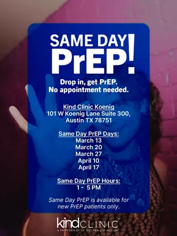 Image: Same Day PrEP at Kind Clinic