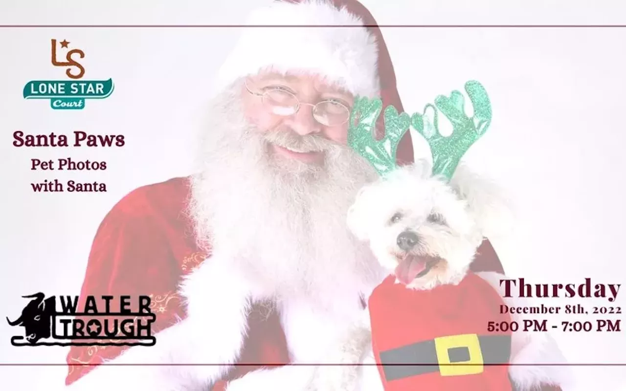 Image: Santa Paws at Lone Star Court