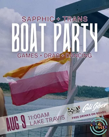 Image: Sapphic + Trans Boat Party