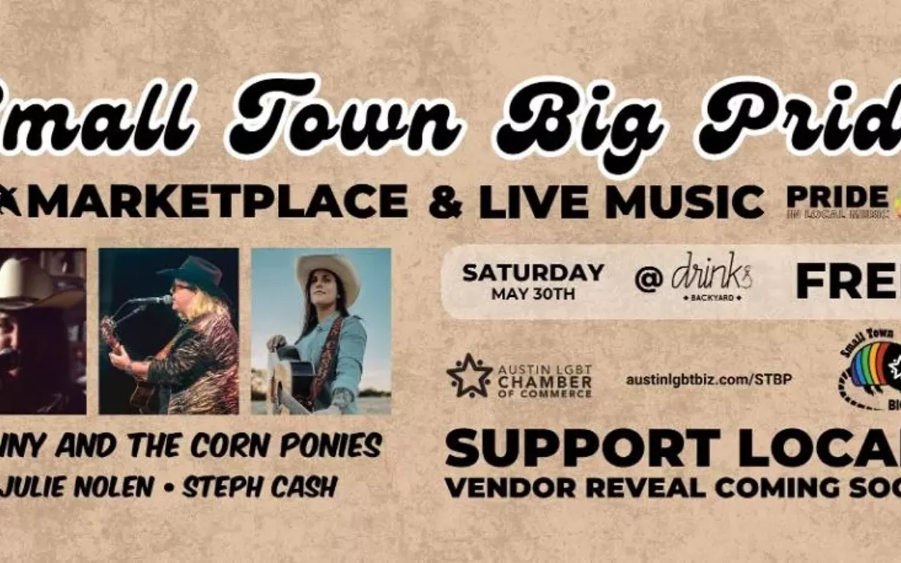 Image: Small Town Big Pride Marketplace + LIVE Music at Drinks Backyard