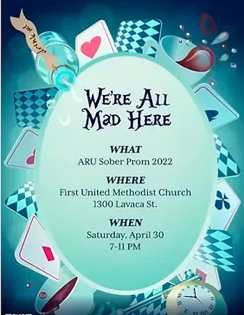 Image: Sober Prom: Alice in Wonderland