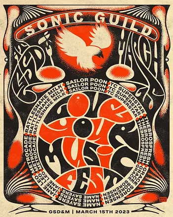 Image: Sonic Guild Love Your Music Fest w/ TheBrosFresh, Grace Sorensen, Jane Leo, Metrocade, Name Sayers, Rattlesnake Milk, Sailor Poon, TC Superstar