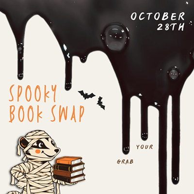 Image: Spooky Book Swap Dinner at Toasty Badger