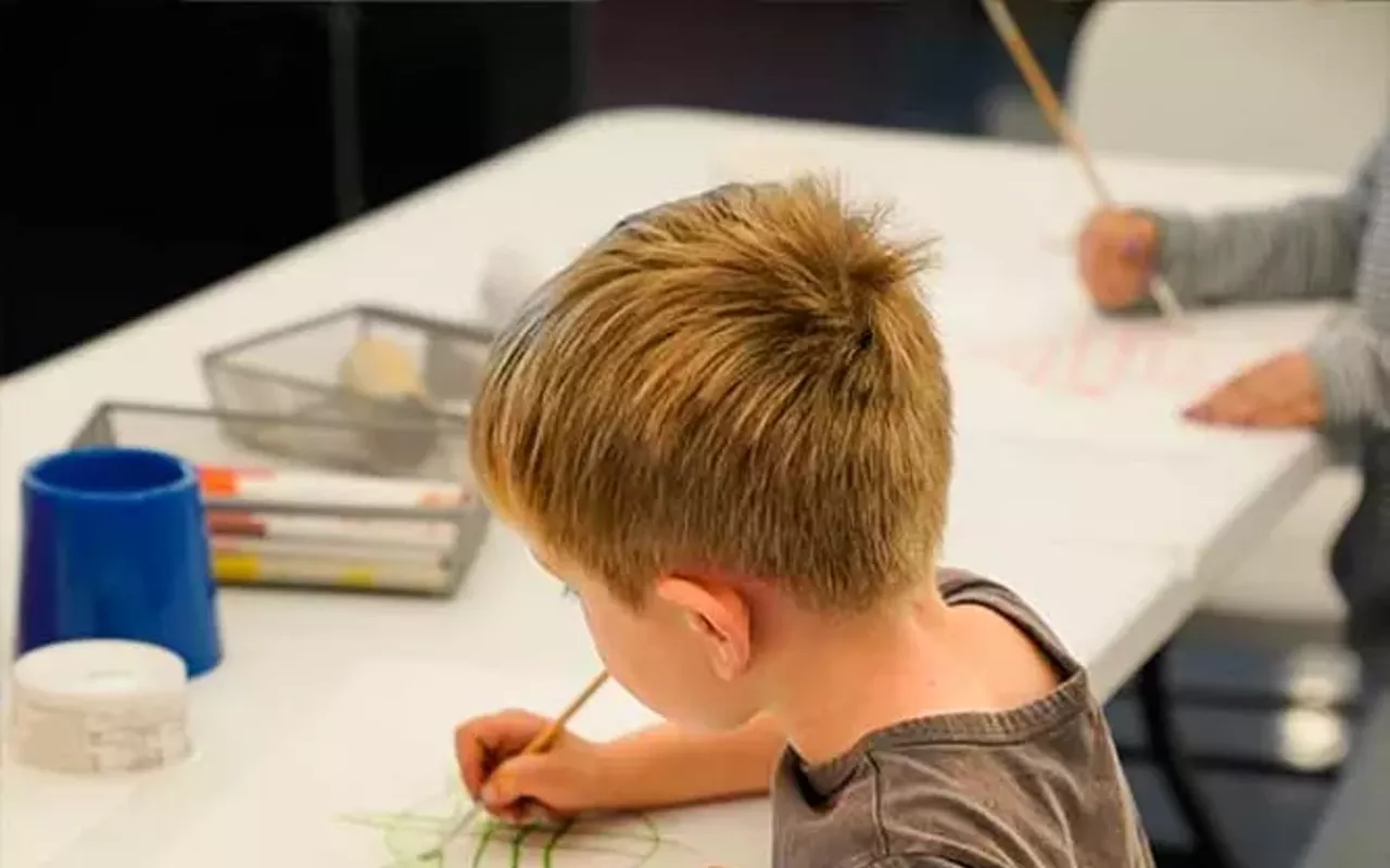 Image: Spring Break at the Bullock: Children's Art Class