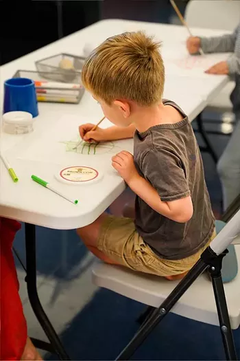 Image: Spring Break at the Bullock: Children's Art Class
