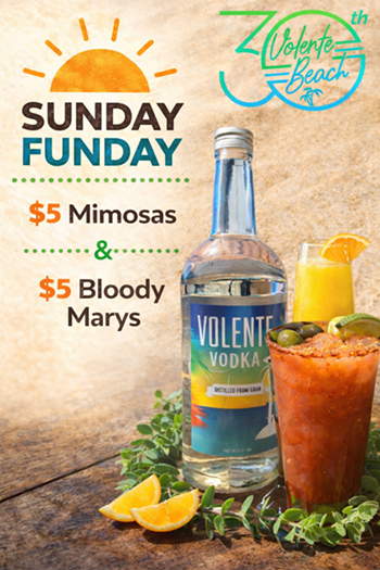 Image: Sunday Funday at Billys - $5 Mimosas and Bloody Marys!