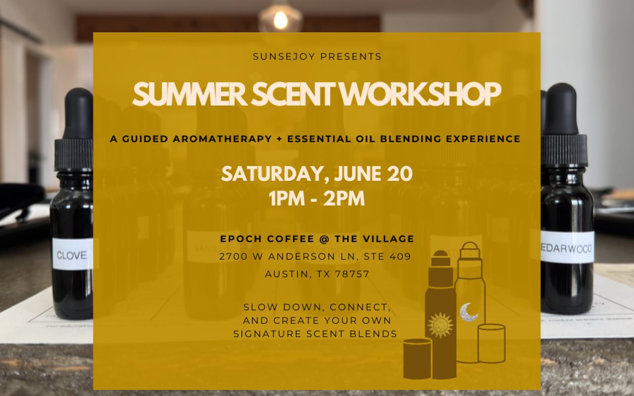 Image: Sunsejoy Summer Scent Workshop | Epoch Coffee