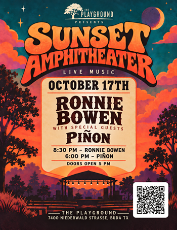 Image: Sunset Amphitheater @ The Playground Presents Ronnie Bowen with Pi&ntilde;on