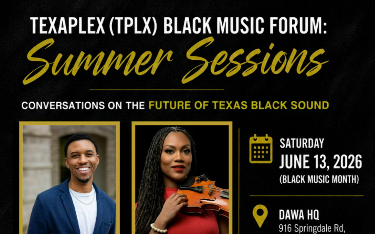 Image: Texaplex Black Music Forum: Summer Sessions (Black Music Month)