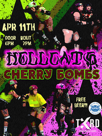 Image: Texas Roller Derby: Hellcats VS Cherry Bombs