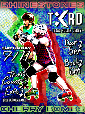 Image: Texas Roller Derby Presents: Cherry Bombs VS Rhinestones