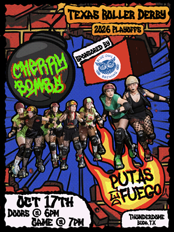 Image: Texas Roller Derby Presents the Playoffs featuring Cherry Bombs VS Putas Del Fuego