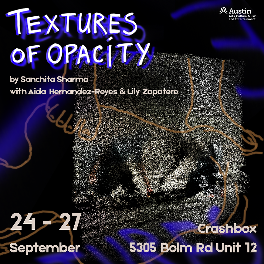 TEXTURES OF OPACITY by Sanchita Sharma with A&iacute;da Hernandez-Reyes and Lily Zapatero