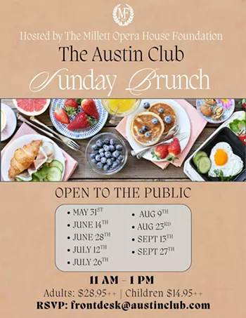 Image: The Austin Club Sunday Brunch hosted by Millett Opera House Foundation