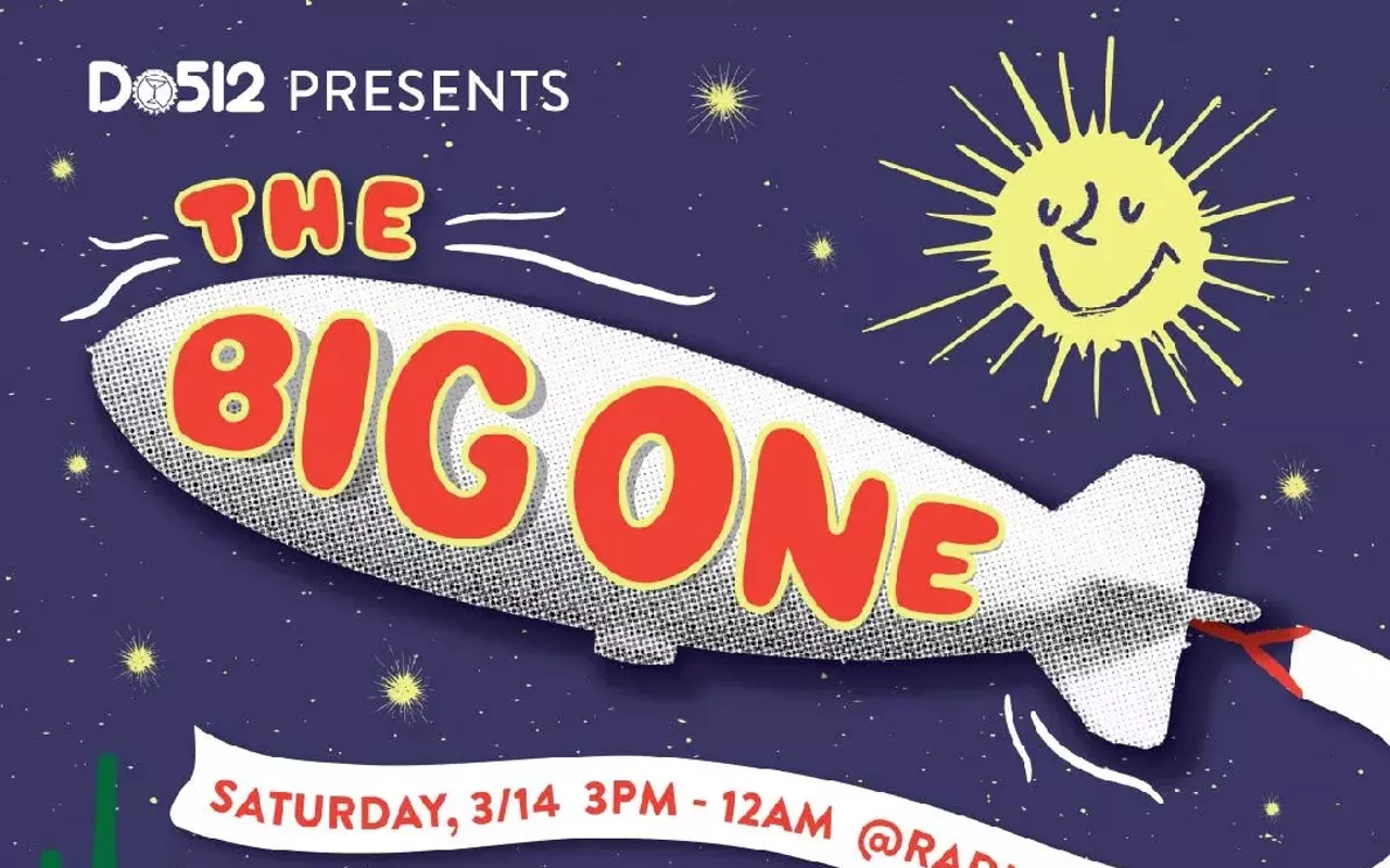 Image: The Big One w/ Sun Room (11pm), Tropa Magica (10pm), Radium Dolls (9pm), Sun Atlas (8pm), Couch Dog (7pm), the Dirty Turkeys (6pm), the Braymores (5pm), M&ecirc;n An Tol (4pm), Sex Mask (3pm)