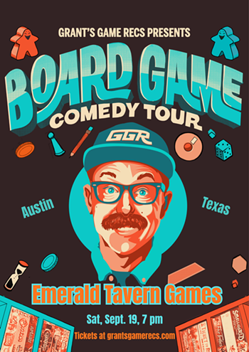 Image: The Board Game Comedy Hour at Emerald Tavern Games