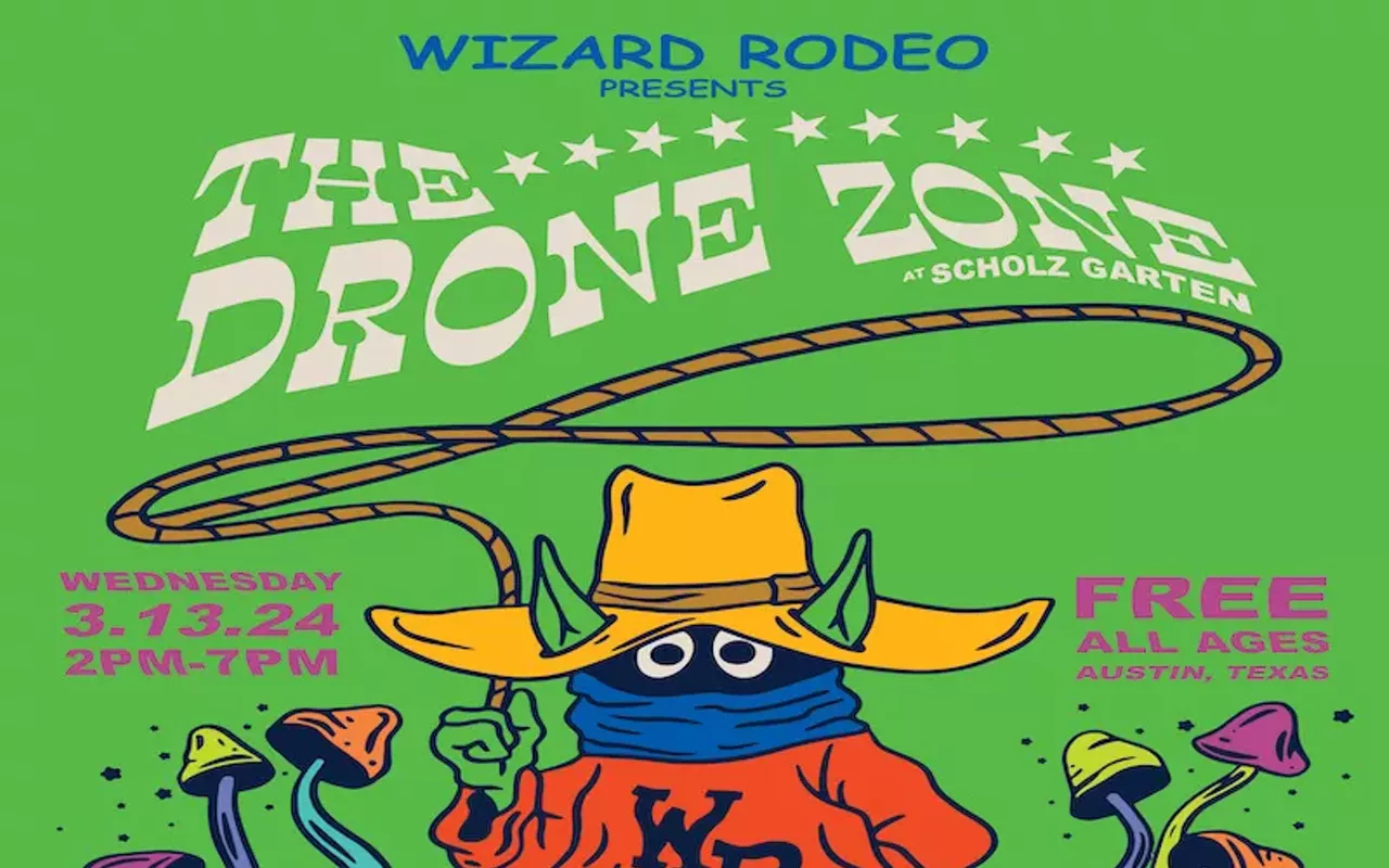Image: The Drone Zone w/ Little Mazarn (5:30), Virginia Creeper (4:30), Garrett T. Capps & NASA Country (3:30), Large Brush Collection (2:30)