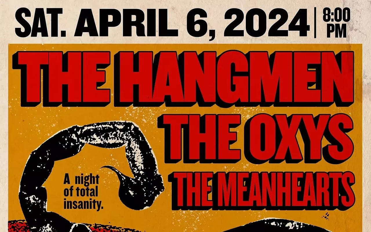 Image: The Hangmen, The Oxys, The Meanhearts
