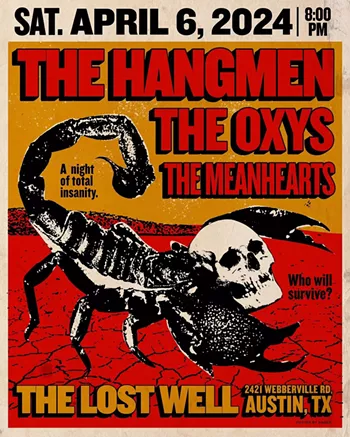 Image: The Hangmen, The Oxys, The Meanhearts