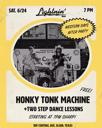 Image: The Honky Tonk Machine, two-step dance lessons