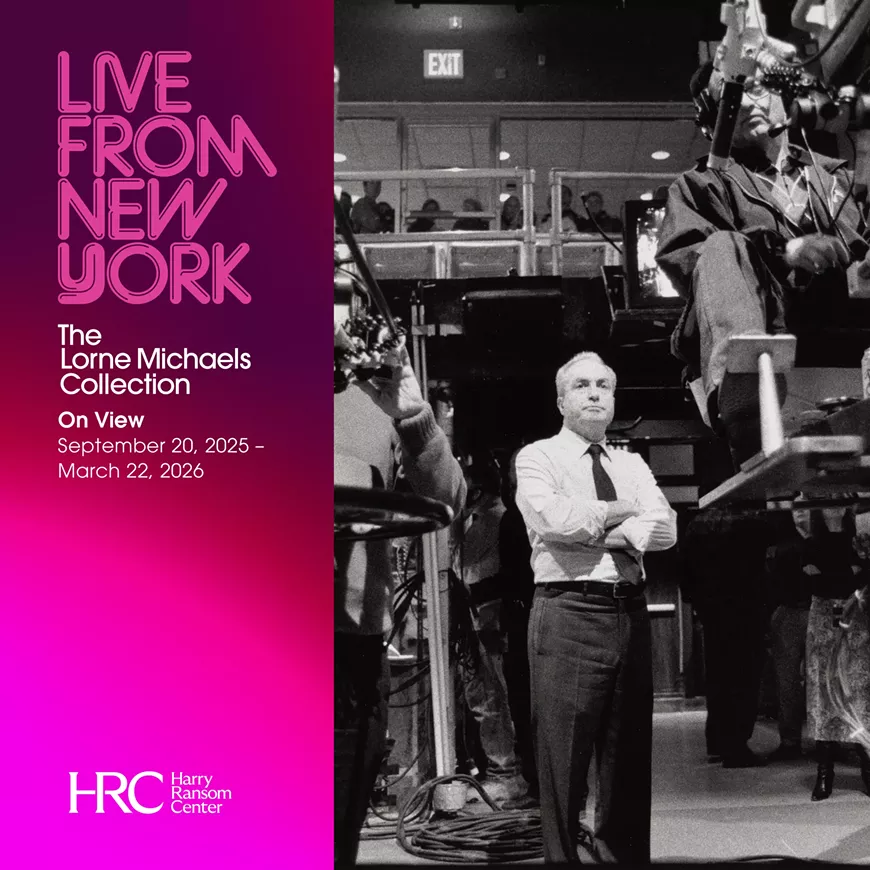 Exhibition: Live from New York: The Lorne Michaels Collection