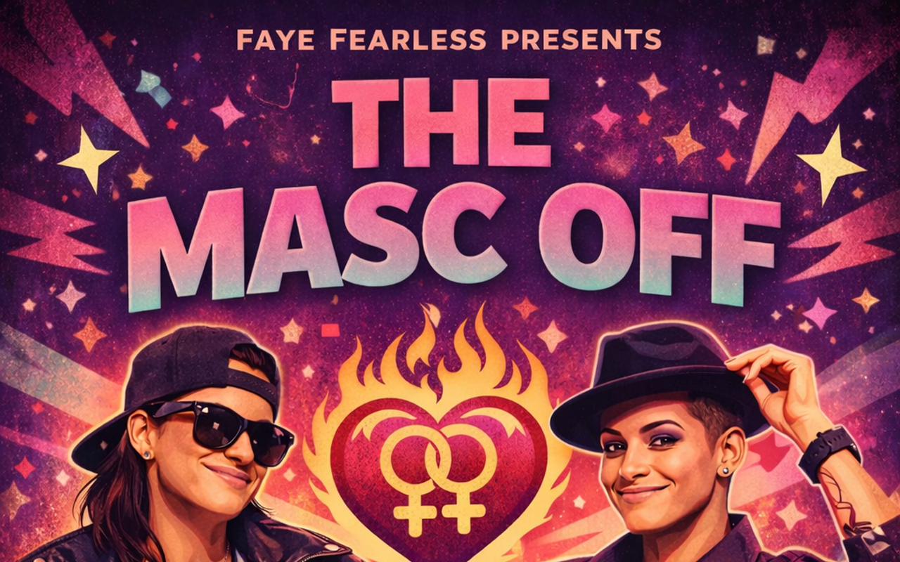 Image: The Masc Off, a sapphic dance party