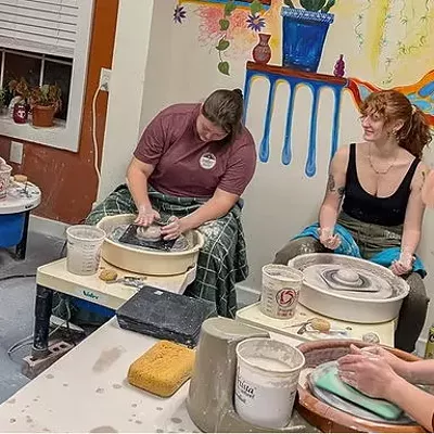 Image: Throw & Glaze Potter's Wheel Experience