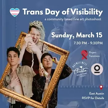Image: Trans Day of Visibility Fine Art Photoshoot