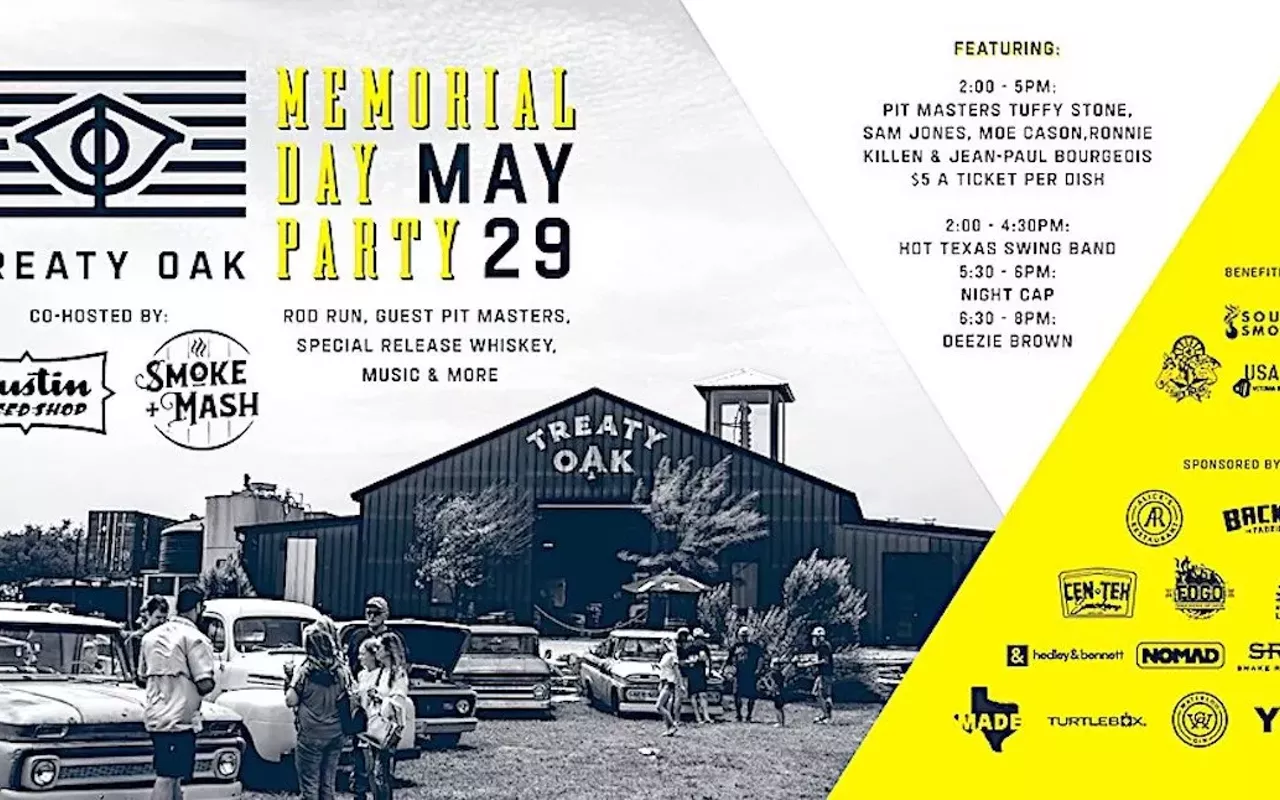 Image: Treaty Oak Distilling: Smoke & Mash BBQ Celebration