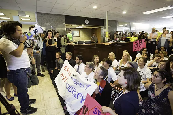 Best Sitting Down to Stand Up for Immigrants' Rights