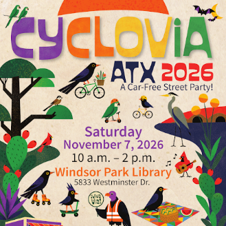 Cyclovia ATX — Family fun in Windsor Park Branch Library · Austin, TX